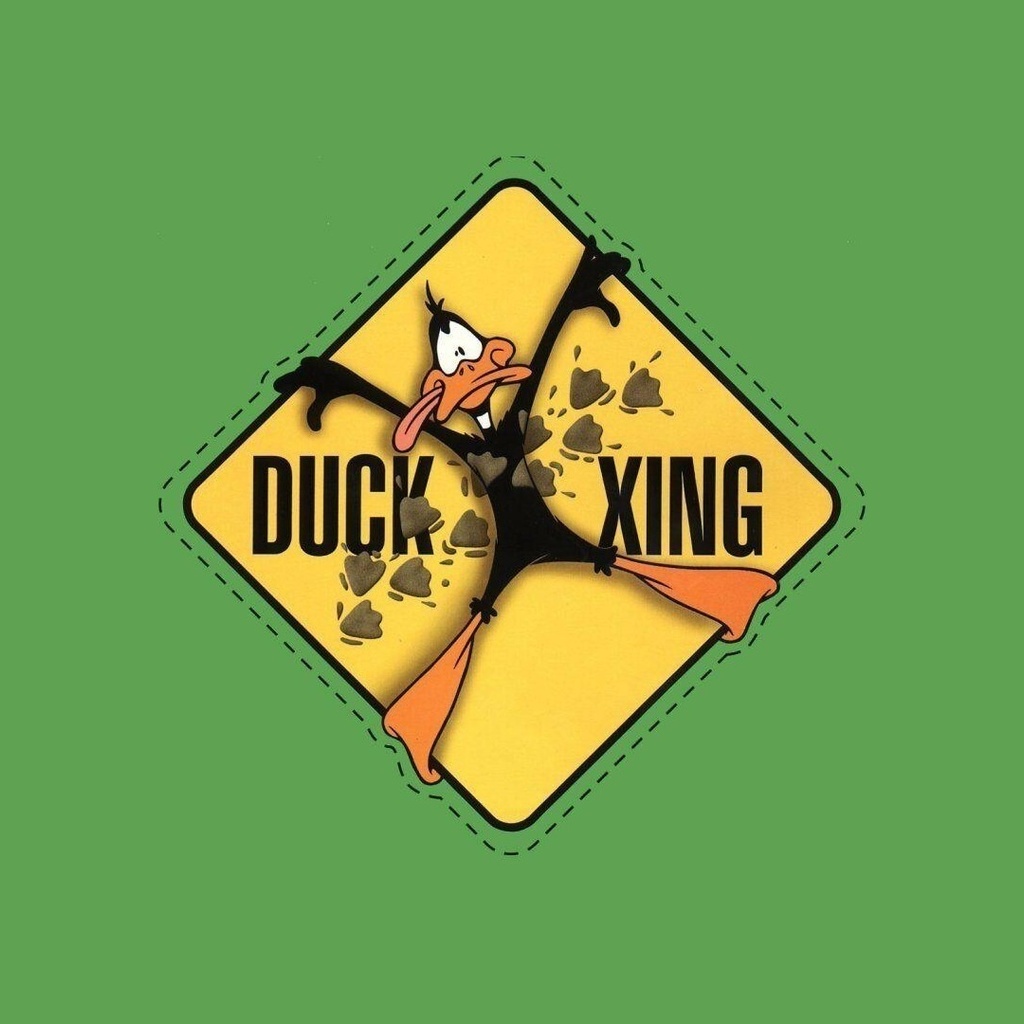 , Daffy duck, green, looney tunes