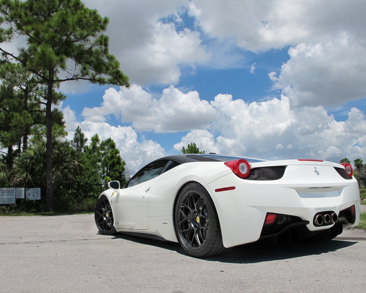 white, , black, Ferrari, sky, wheels, , 458 italia, 