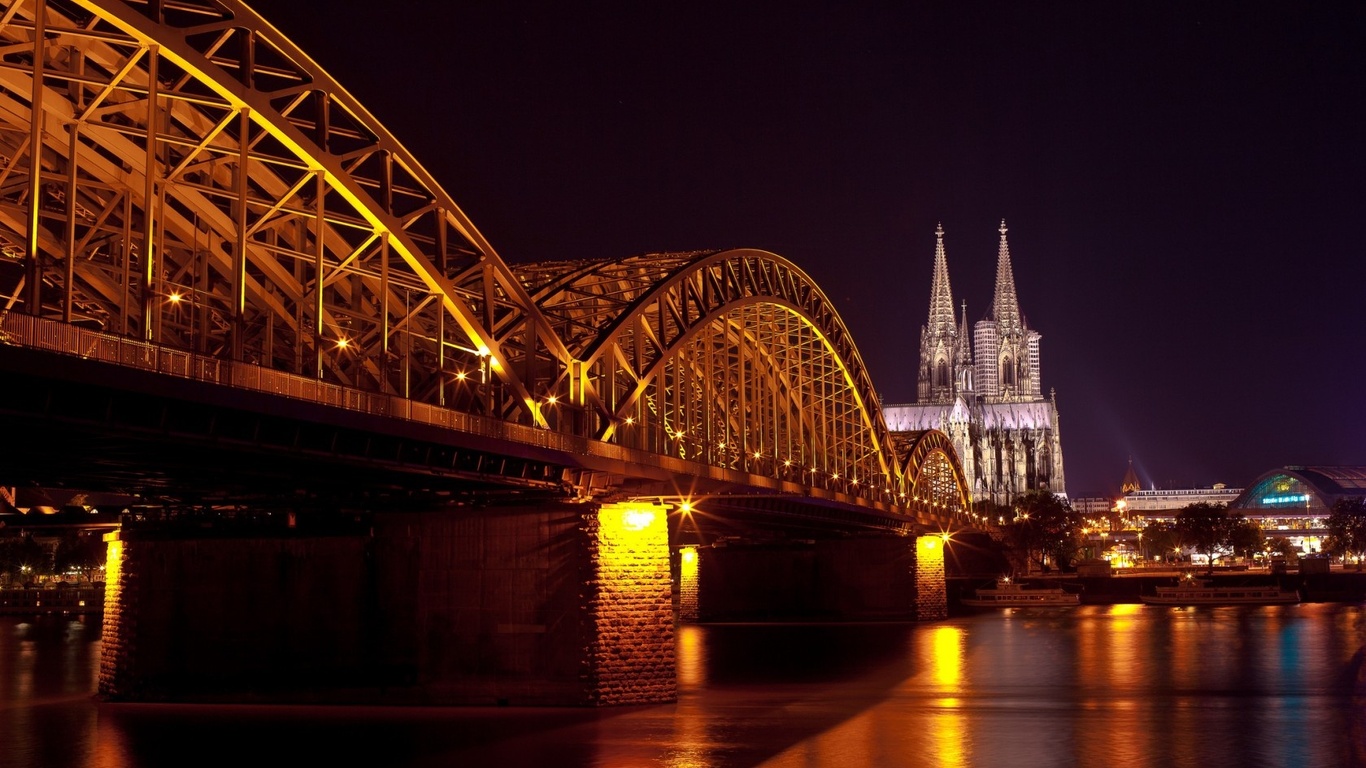 hohenzollern bridge, cologne cathedral, hohenzollernbrcke