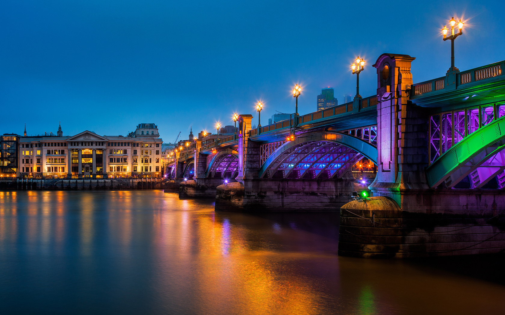 southwark bridge, great britain, , london, england