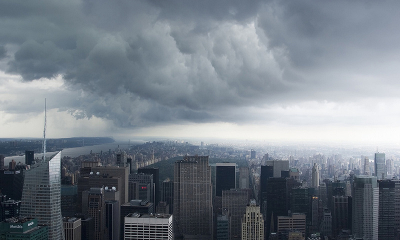 nyc, Storm clouds, , new york, -, manhattan, usa