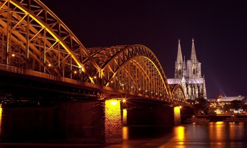 hohenzollern bridge, cologne cathedral, hohenzollernbrcke