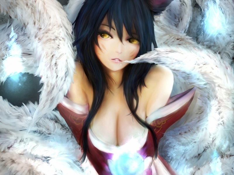 league of legends, ahri, , , 