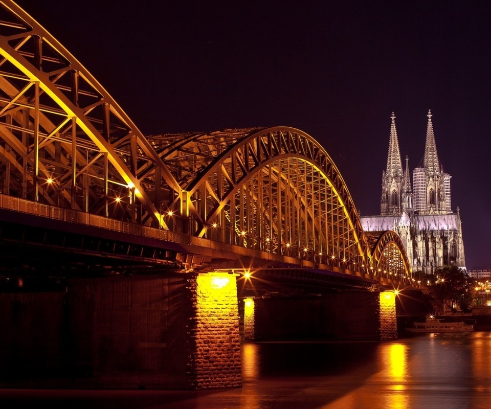 hohenzollern bridge, cologne cathedral, hohenzollernbrcke