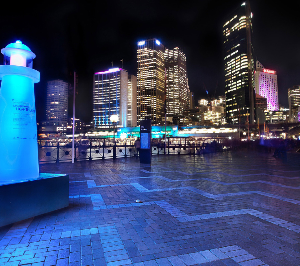 , sydney, downtown, , light, night, harbor and skyline, Australia