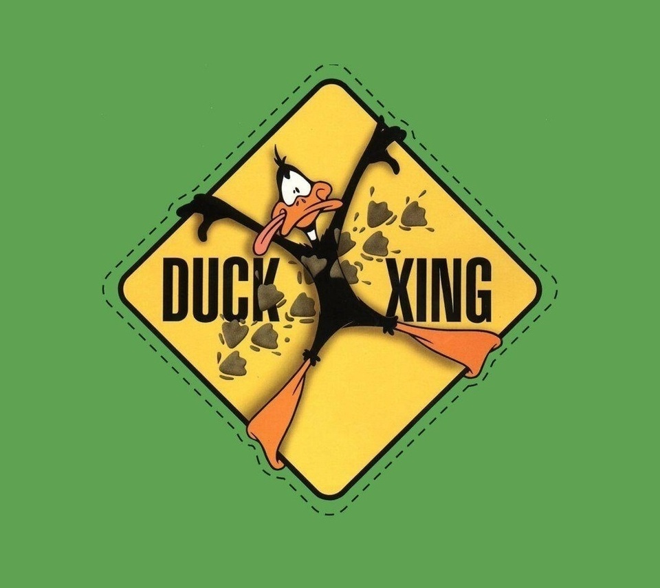 , Daffy duck, green, looney tunes