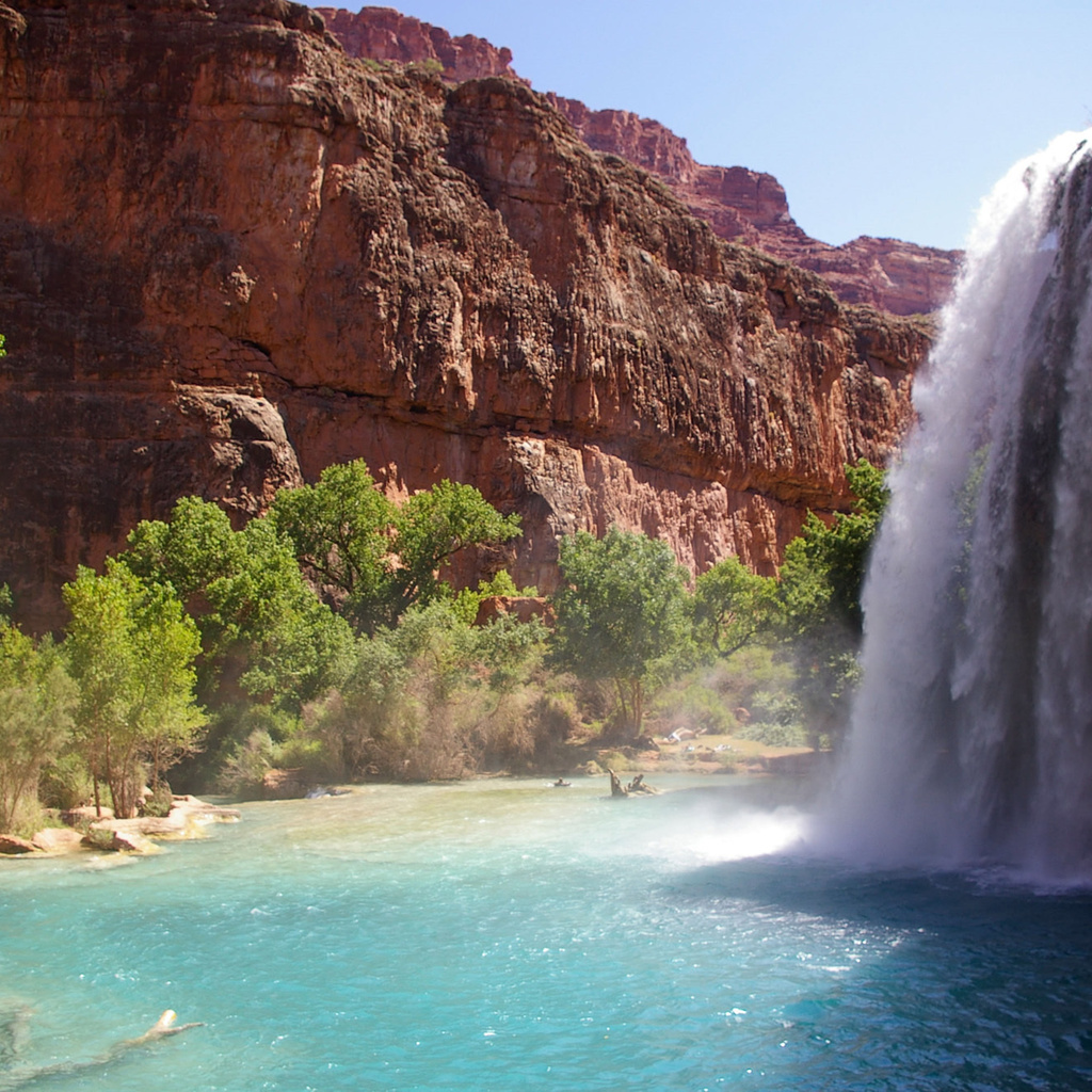 , havasupai reservation, , , , hava-sui falls