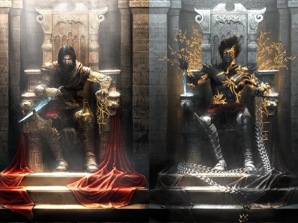  , game wallpapers, Prince of persia, the two thrones, dark prince