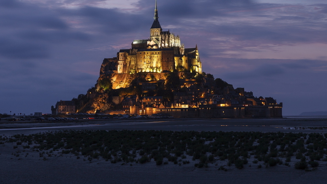 basse-normandie, france, le mont-st.-michel