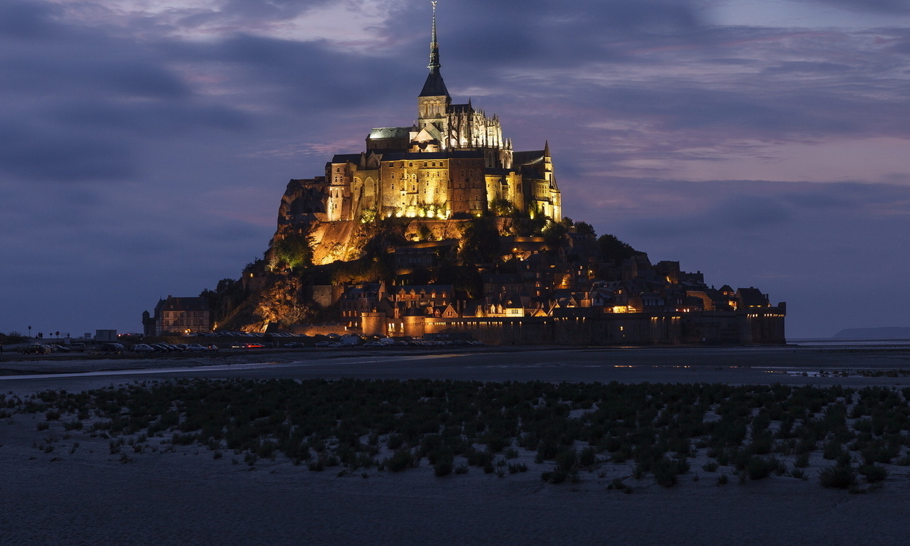 basse-normandie, france, le mont-st.-michel