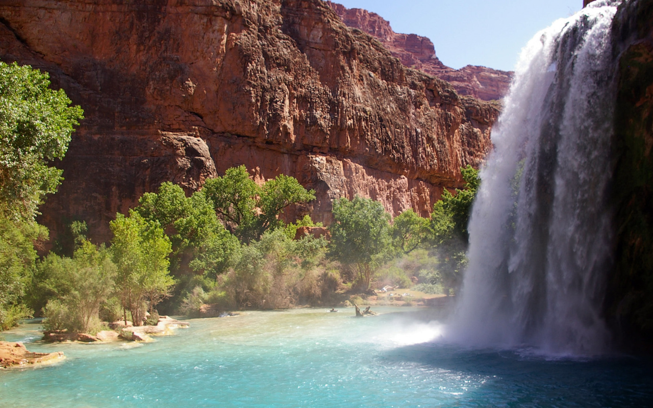 , havasupai reservation, , , , hava-sui falls