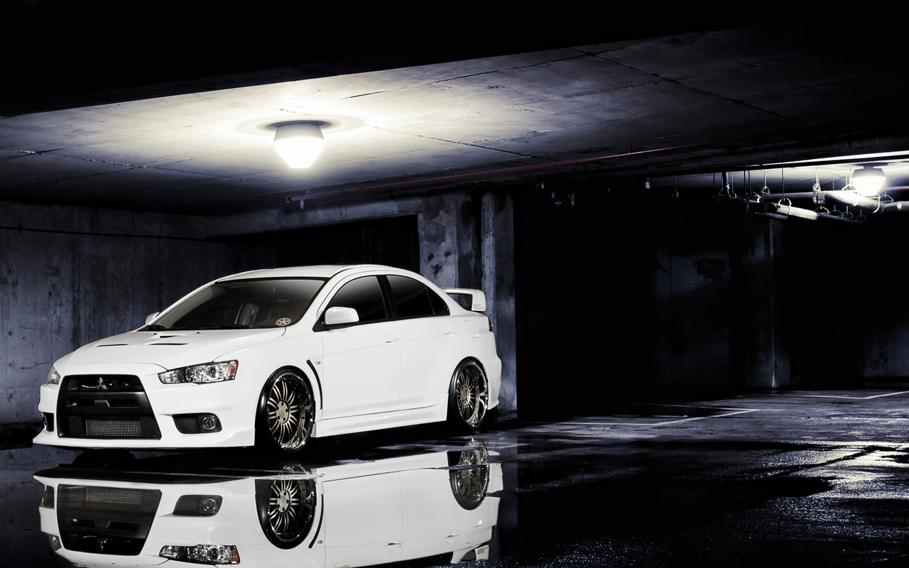 10, white, lancer, , , , tein, evolution, Mitsubishi