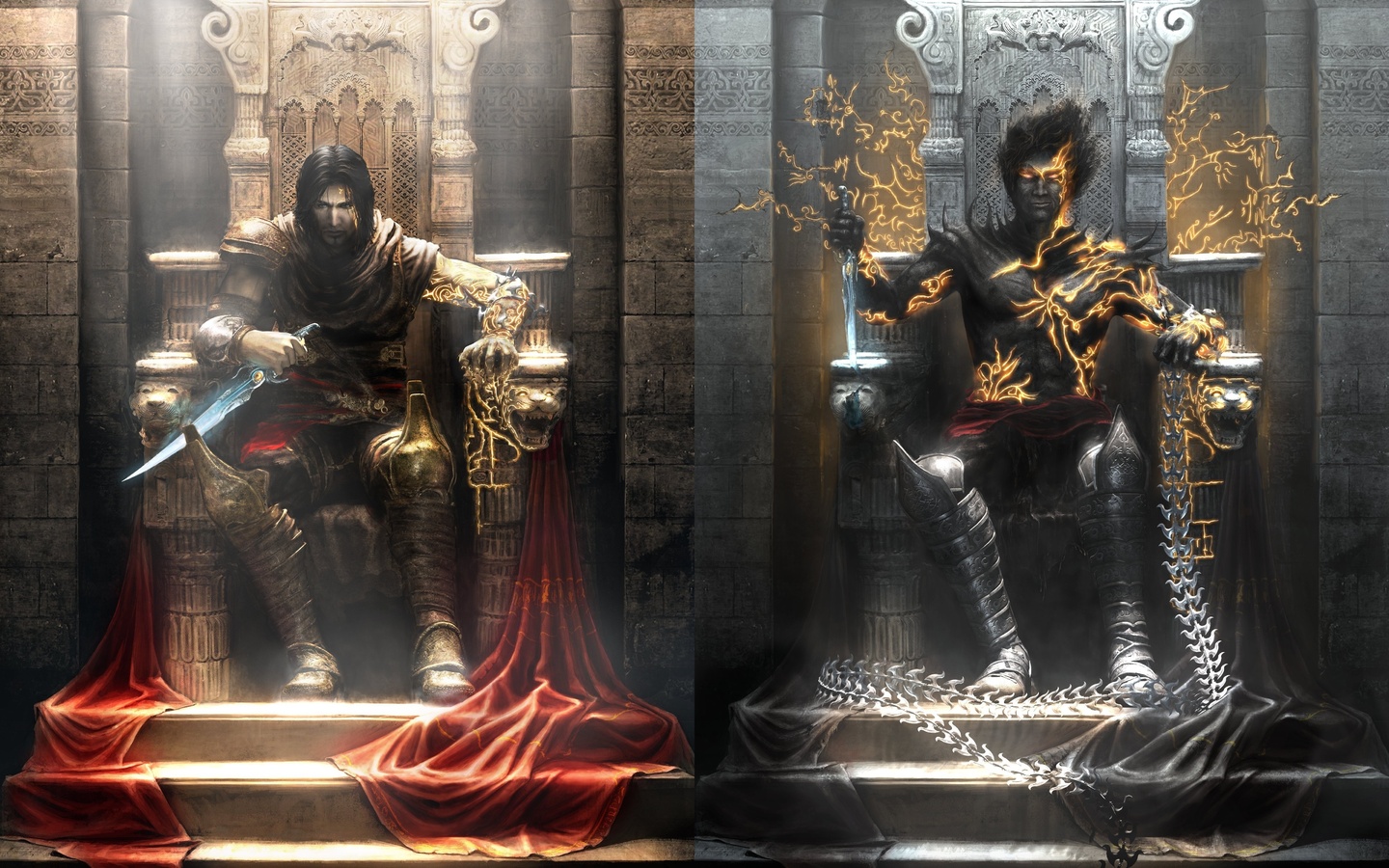  , game wallpapers, Prince of persia, the two thrones, dark prince