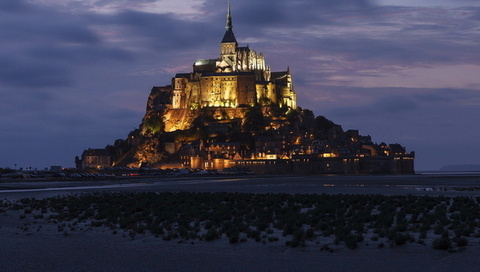 basse-normandie, france, le mont-st.-michel