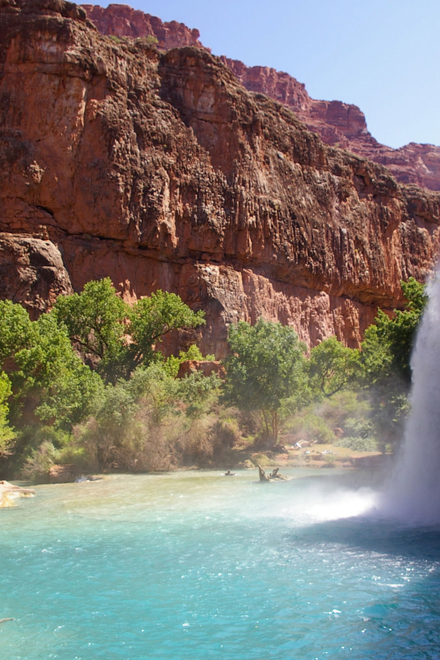 , havasupai reservation, , , , hava-sui falls