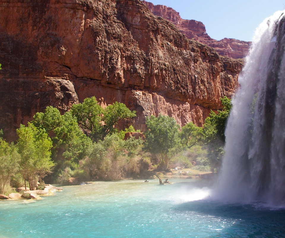 , havasupai reservation, , , , hava-sui falls