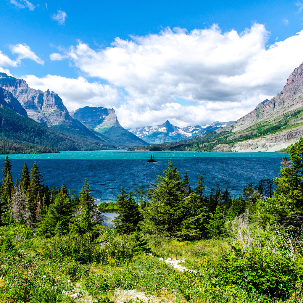 , Saint mary lake, , glacier national park, , 