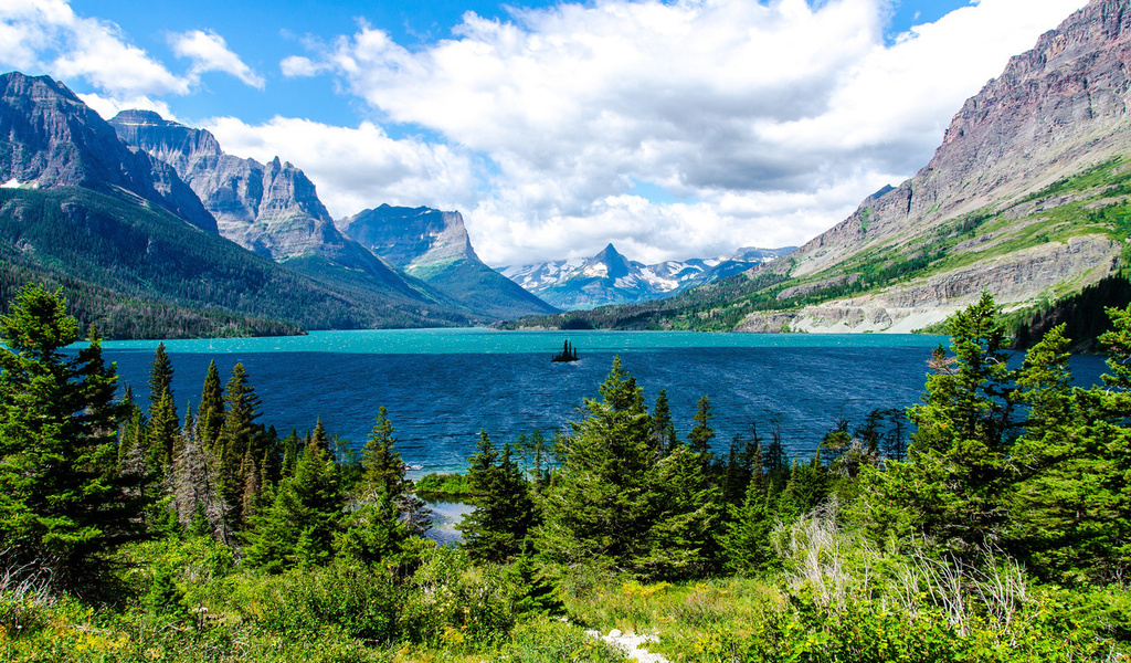 , Saint mary lake, , glacier national park, , 