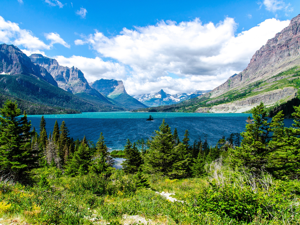 , Saint mary lake, , glacier national park, , 