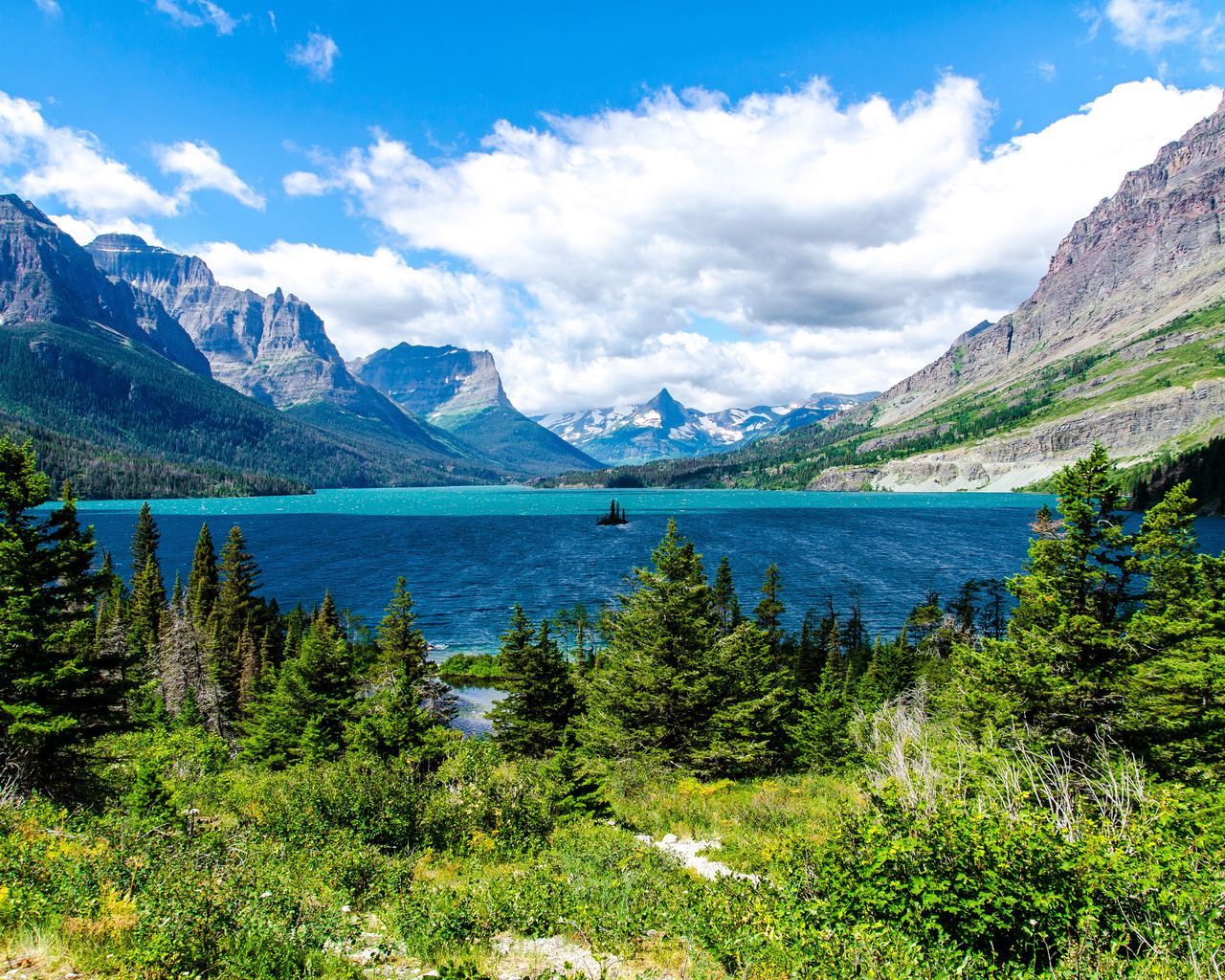 , Saint mary lake, , glacier national park, , 