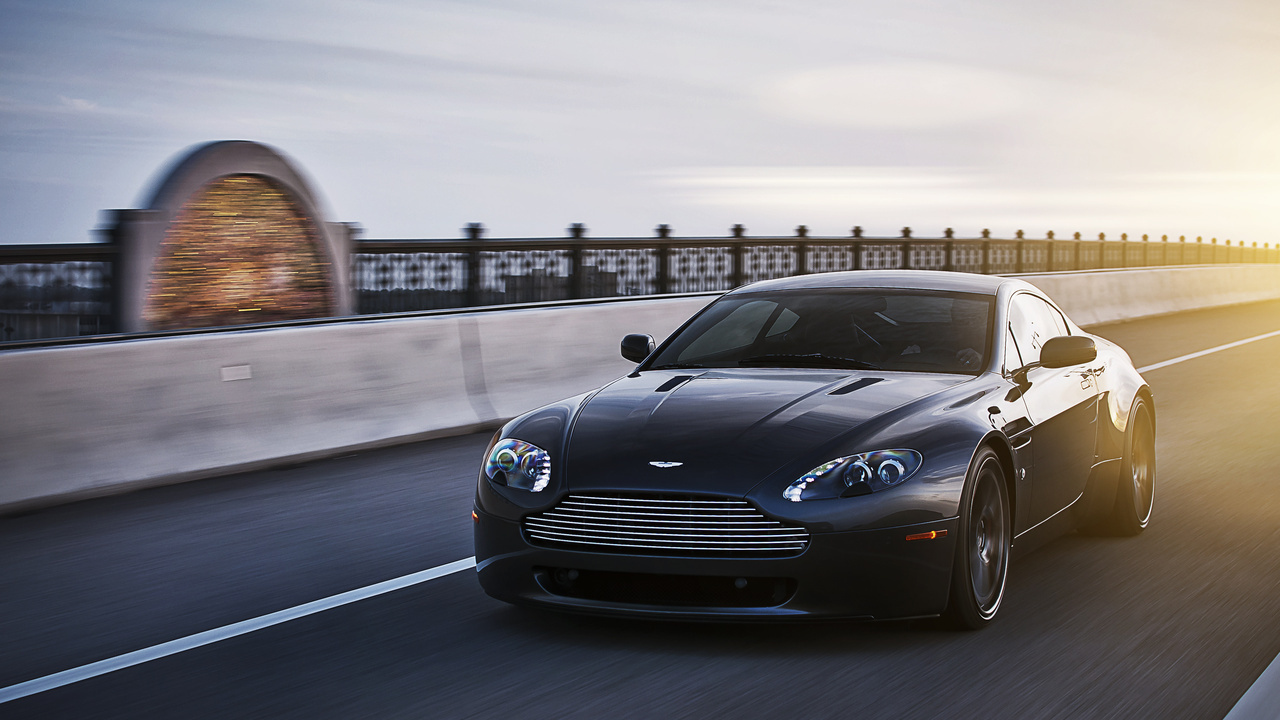 vantage, v8, Aston martin, black, ,  , 