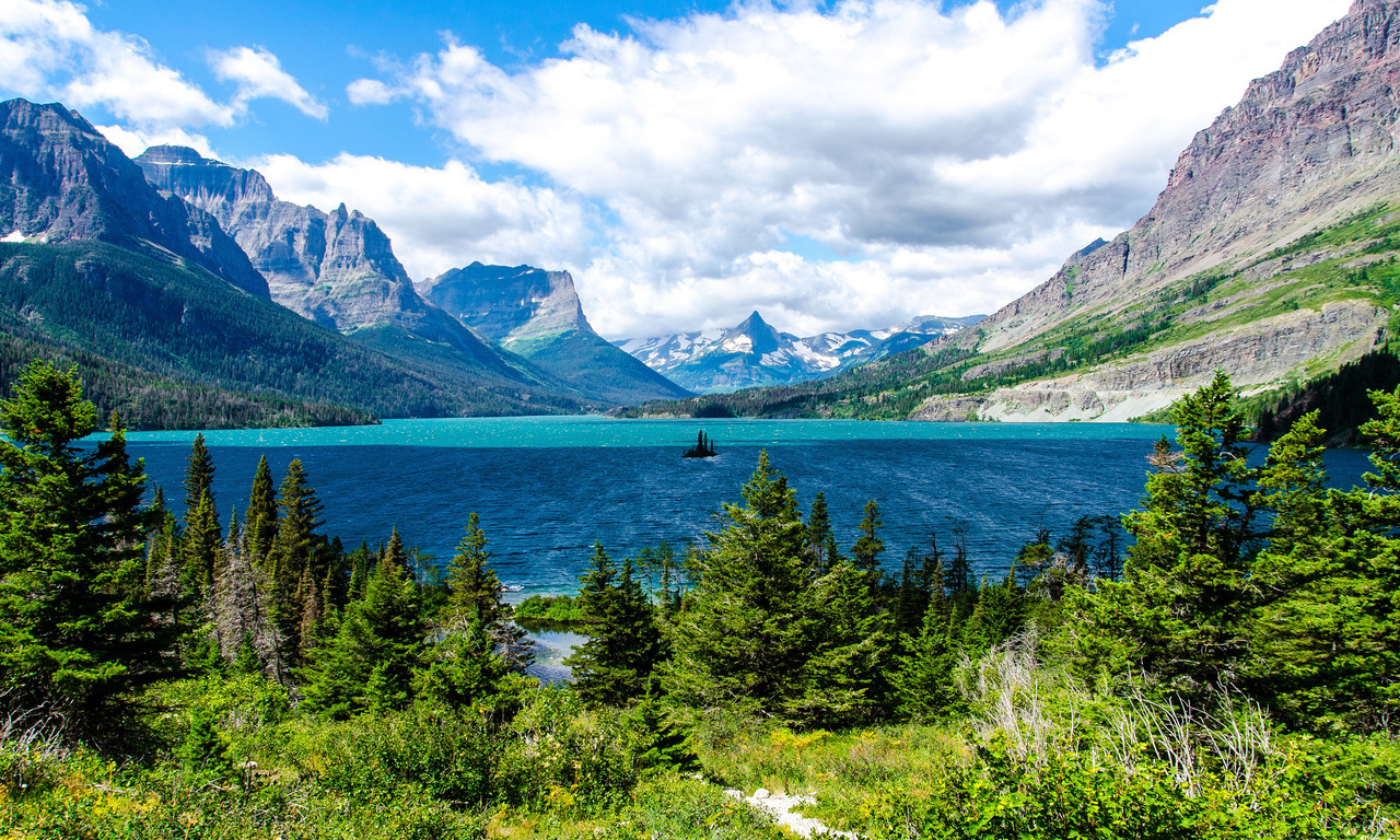 , Saint mary lake, , glacier national park, , 