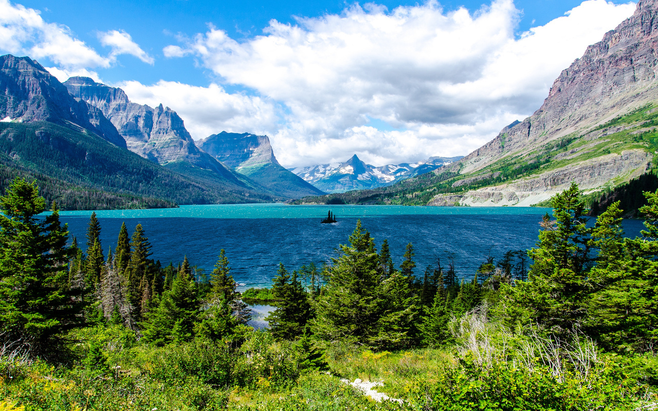 , Saint mary lake, , glacier national park, , 