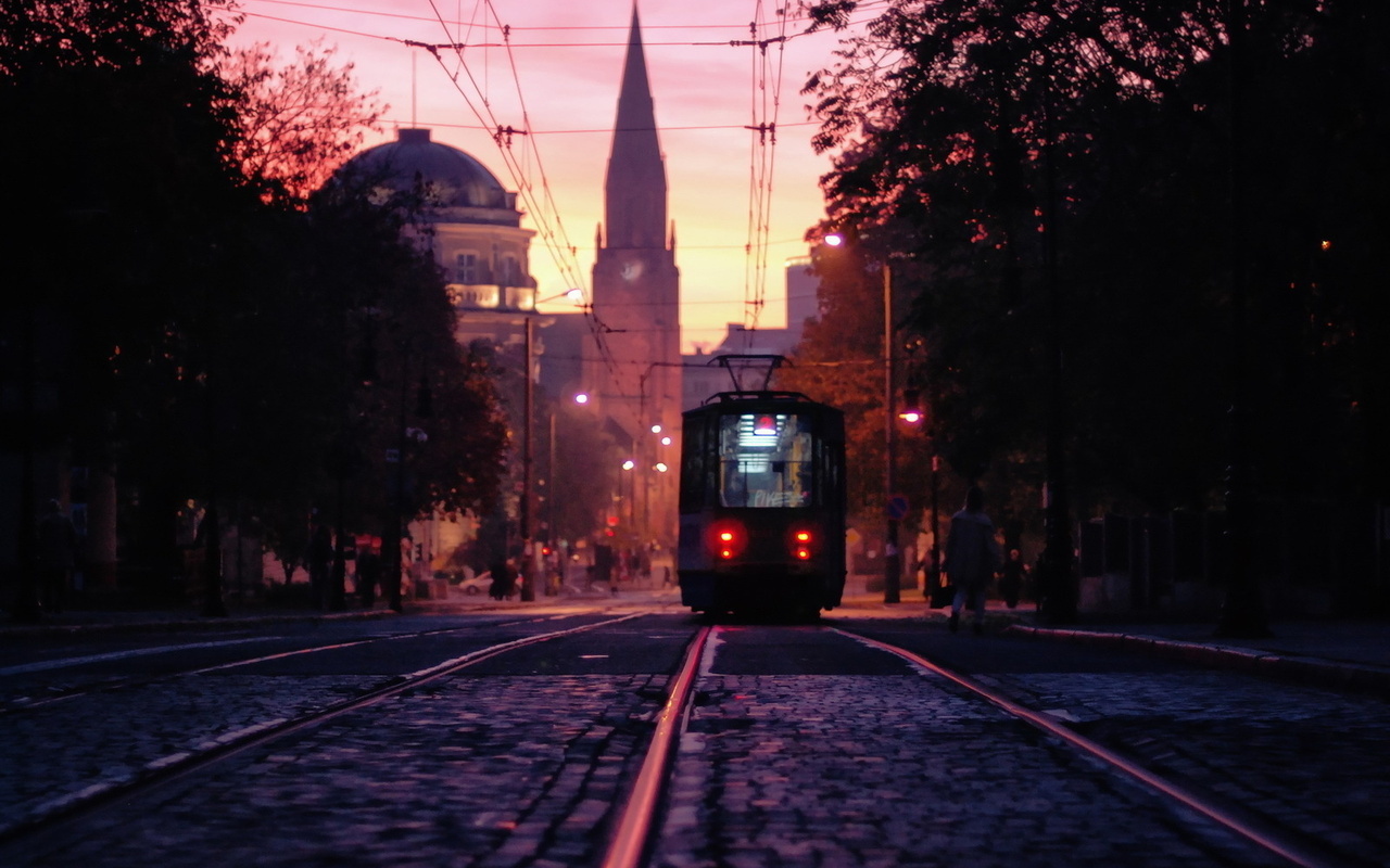 poland, , tram, 