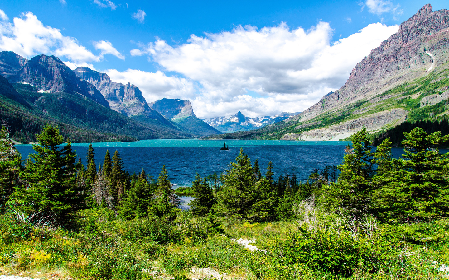 , Saint mary lake, , glacier national park, , 