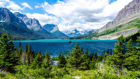 , Saint mary lake, , glacier national park, , 