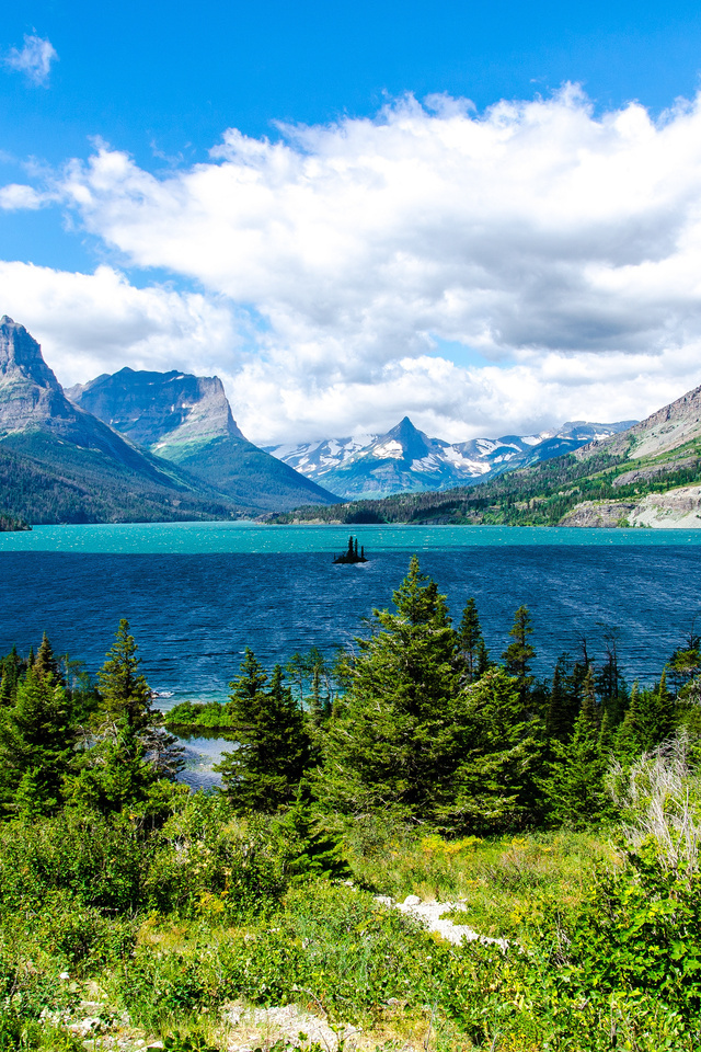 , Saint mary lake, , glacier national park, , 