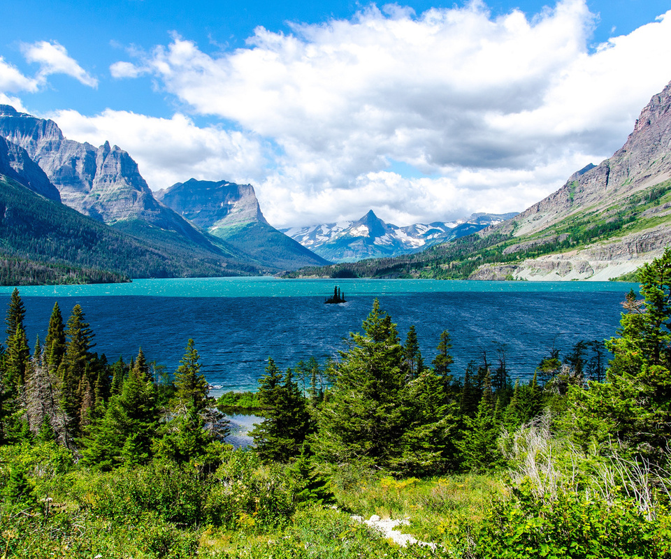 , Saint mary lake, , glacier national park, , 