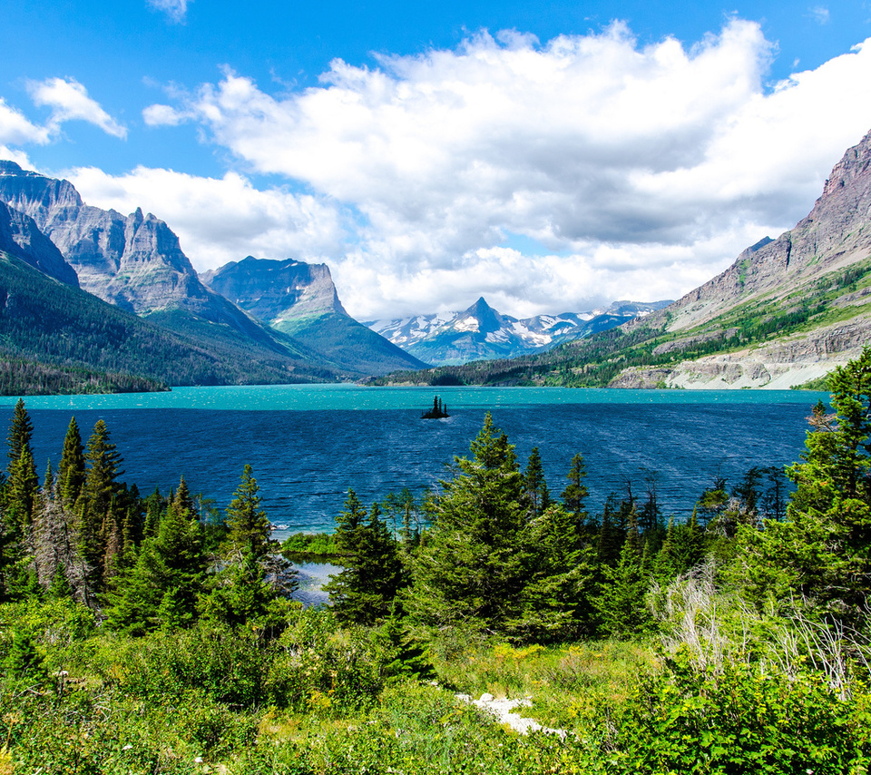 , Saint mary lake, , glacier national park, , 