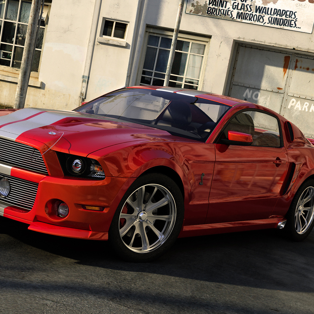 3d, 2010, mustang