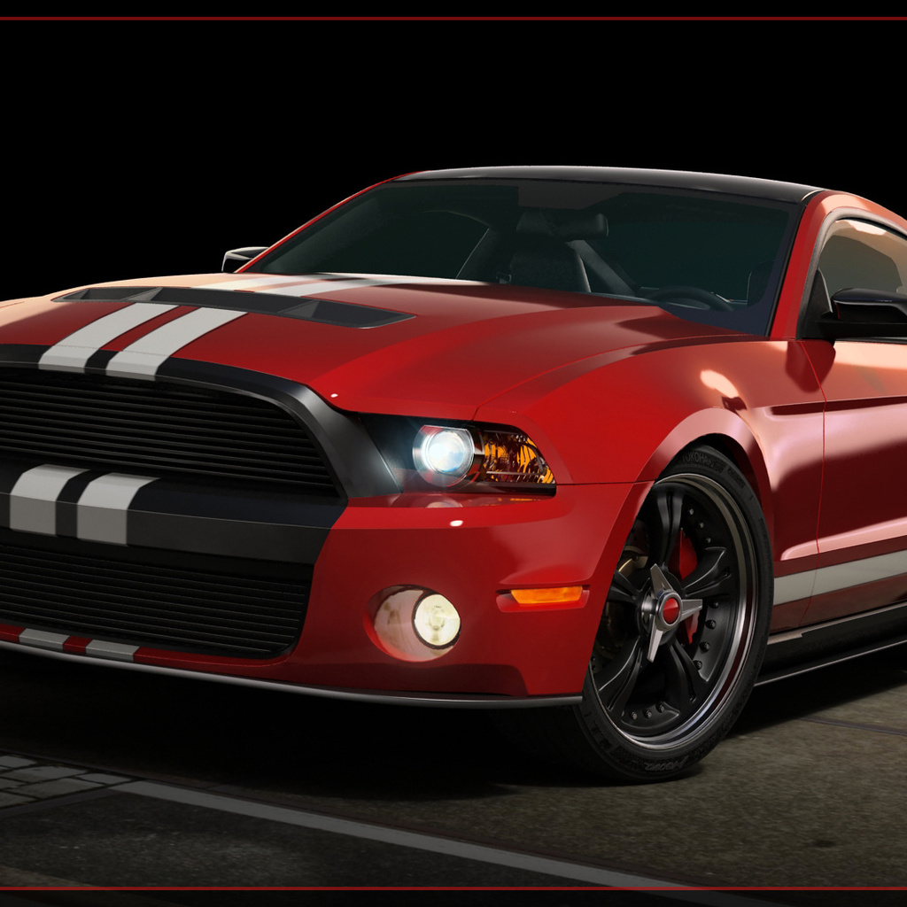 , 3d, ford mustang