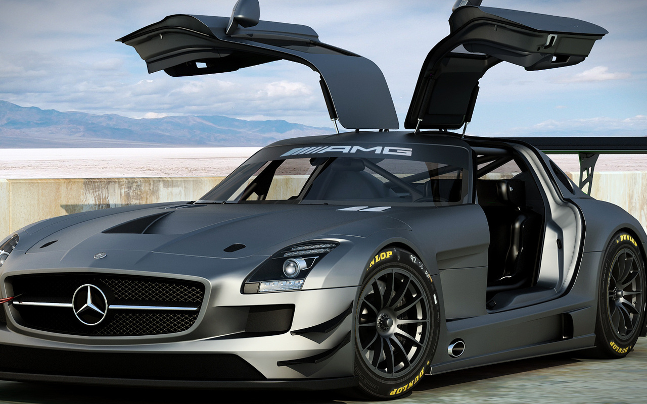 , 3d, mercedes benz amg sls