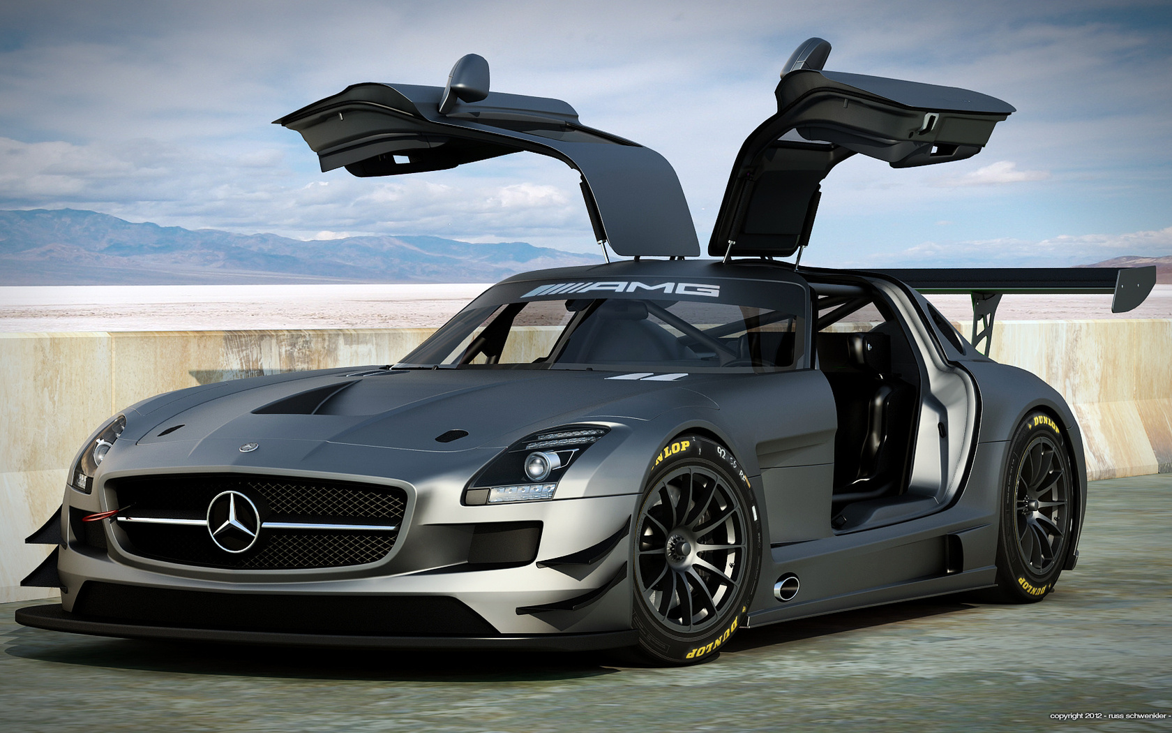 , 3d, mercedes benz amg sls