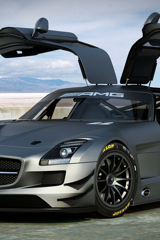 , 3d, mercedes benz amg sls