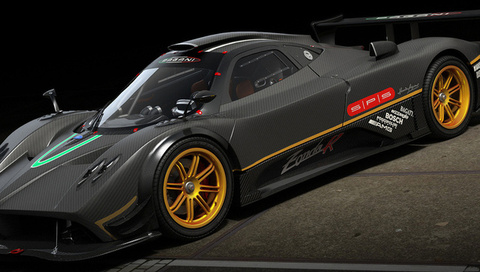 , 3d, pagani zonda r