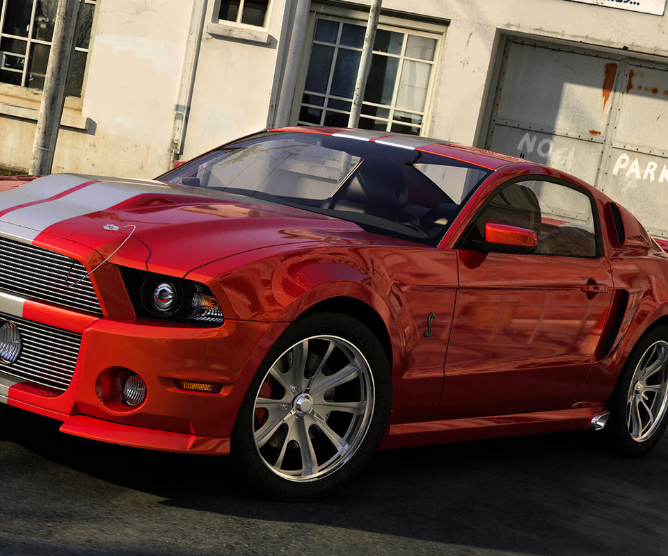 3d, 2010, mustang