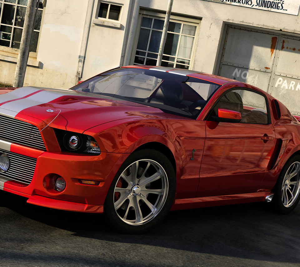 3d, 2010, mustang