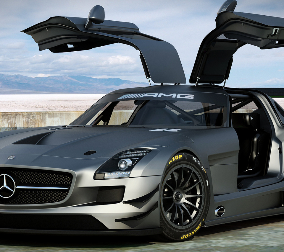 , 3d, mercedes benz amg sls