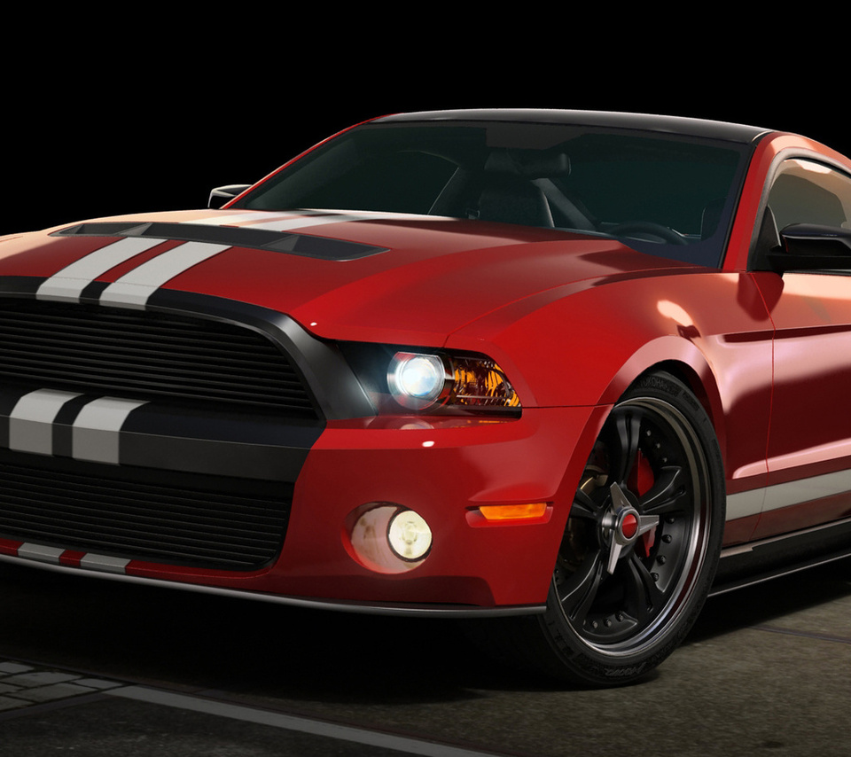 , 3d, ford mustang