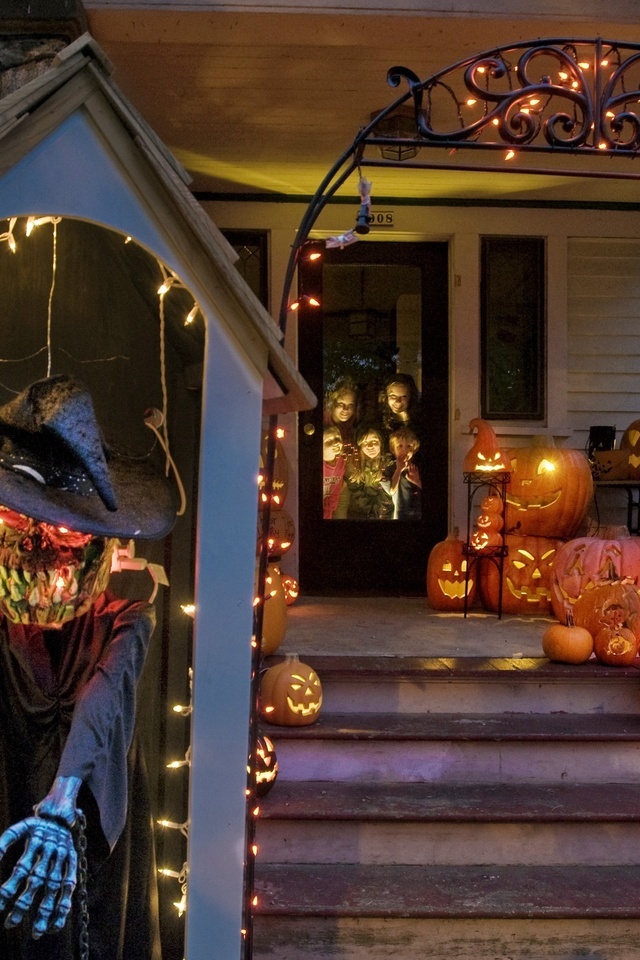 halloween, city, washington, tacoma, Usa, 