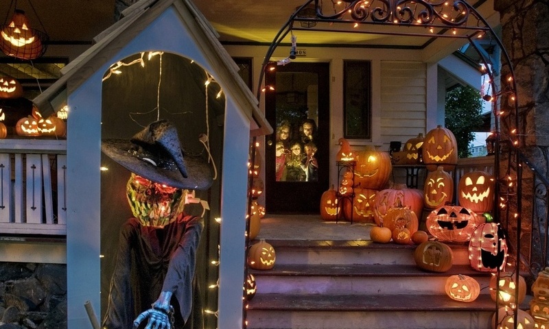 halloween, city, washington, tacoma, Usa, 