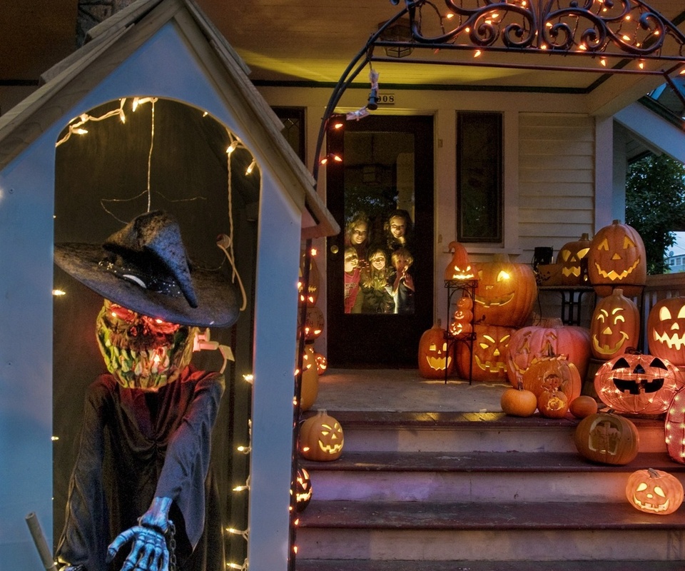 halloween, city, washington, tacoma, Usa, 