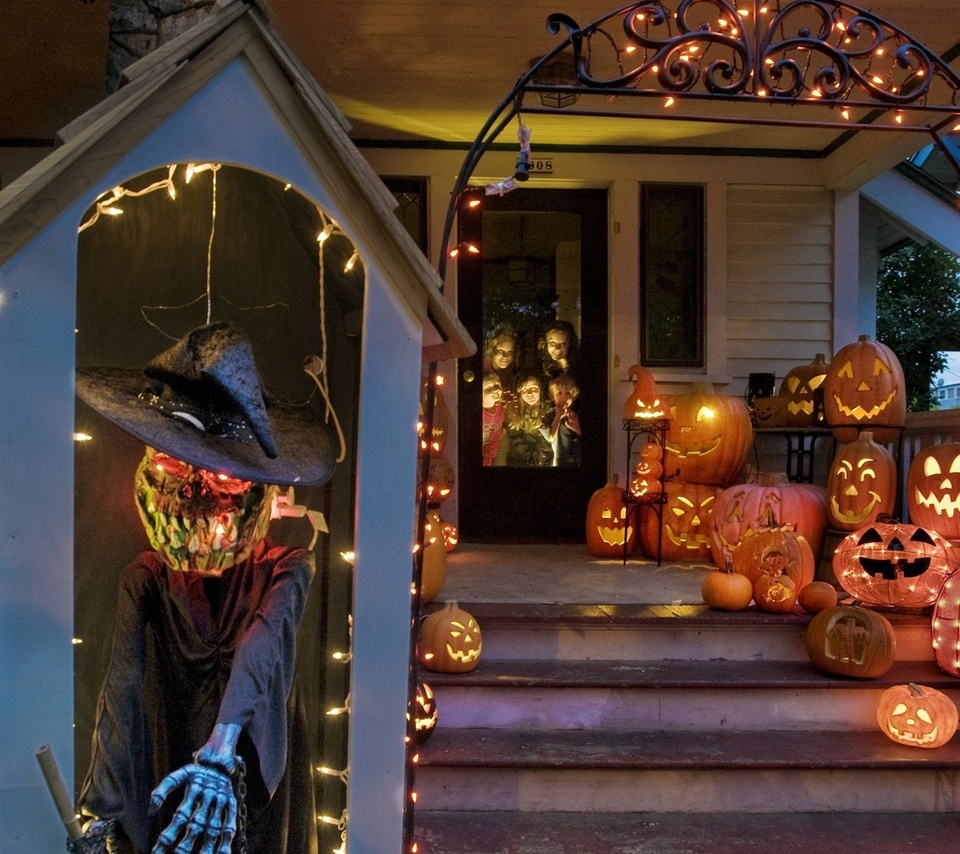 halloween, city, washington, tacoma, Usa, 