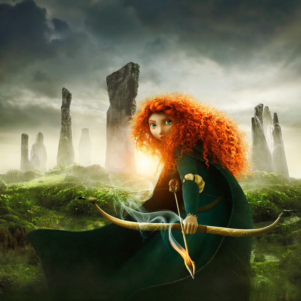 disney, scotland, the movie, Brave, merida, pixar, red hair, film, princess