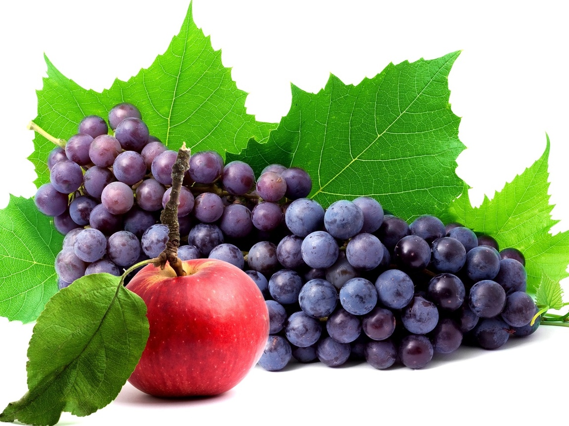 , , , apple, , , grapes