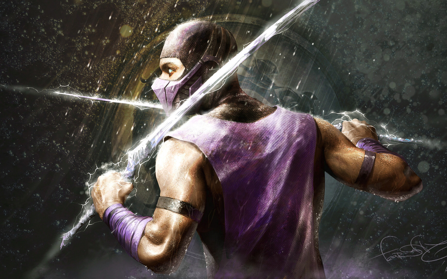 fan art, rain, , , , Mortal kombat, , 